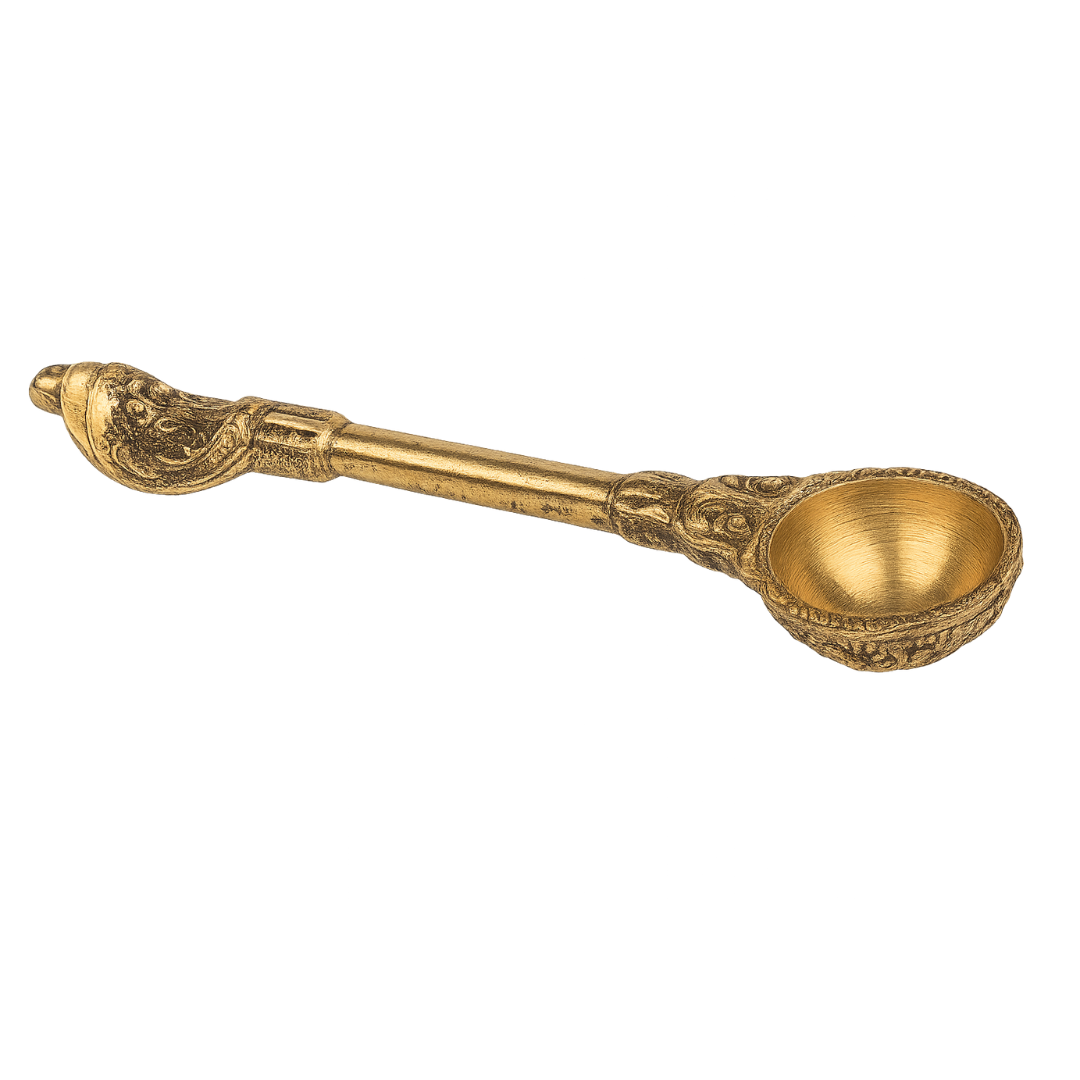 Premium Brass Uddharane (Panchapatra Spoon) – Traditional Pooja Accessory