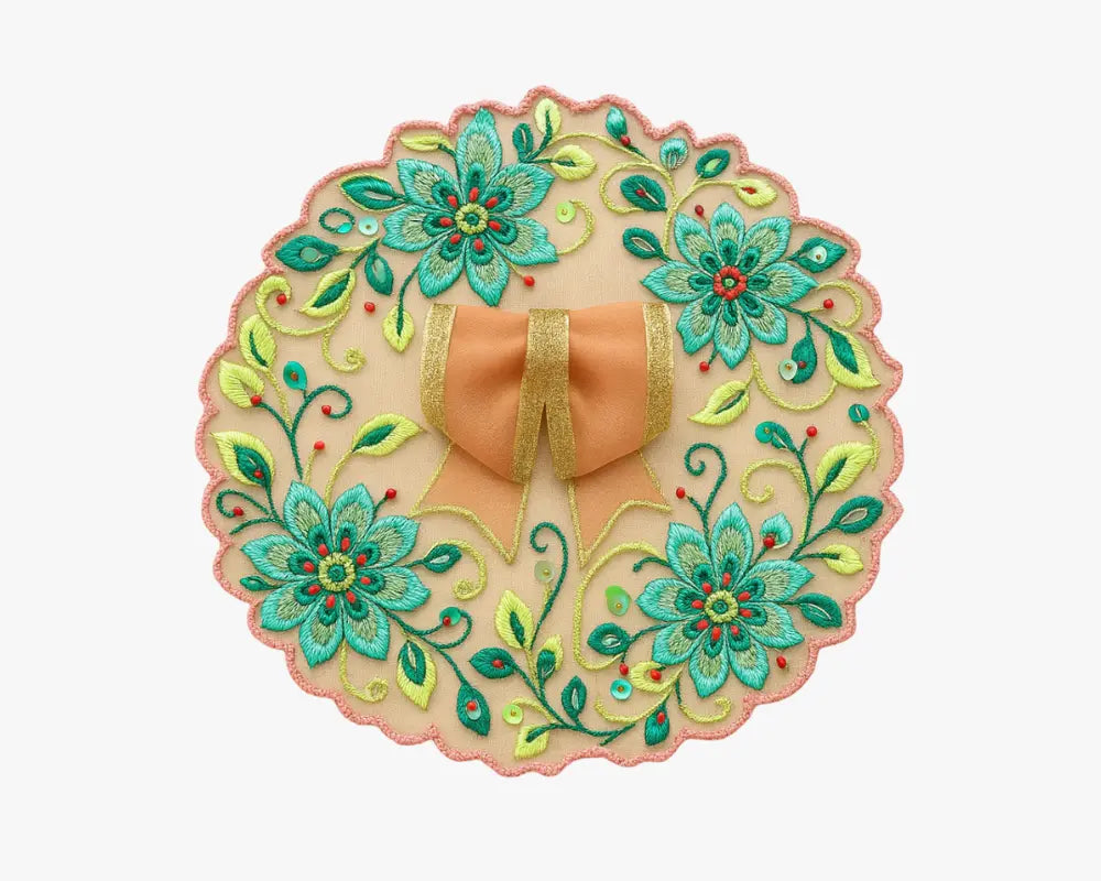 Floral and Lace Decorative Dress for Laddu Gopal ji Lordkart