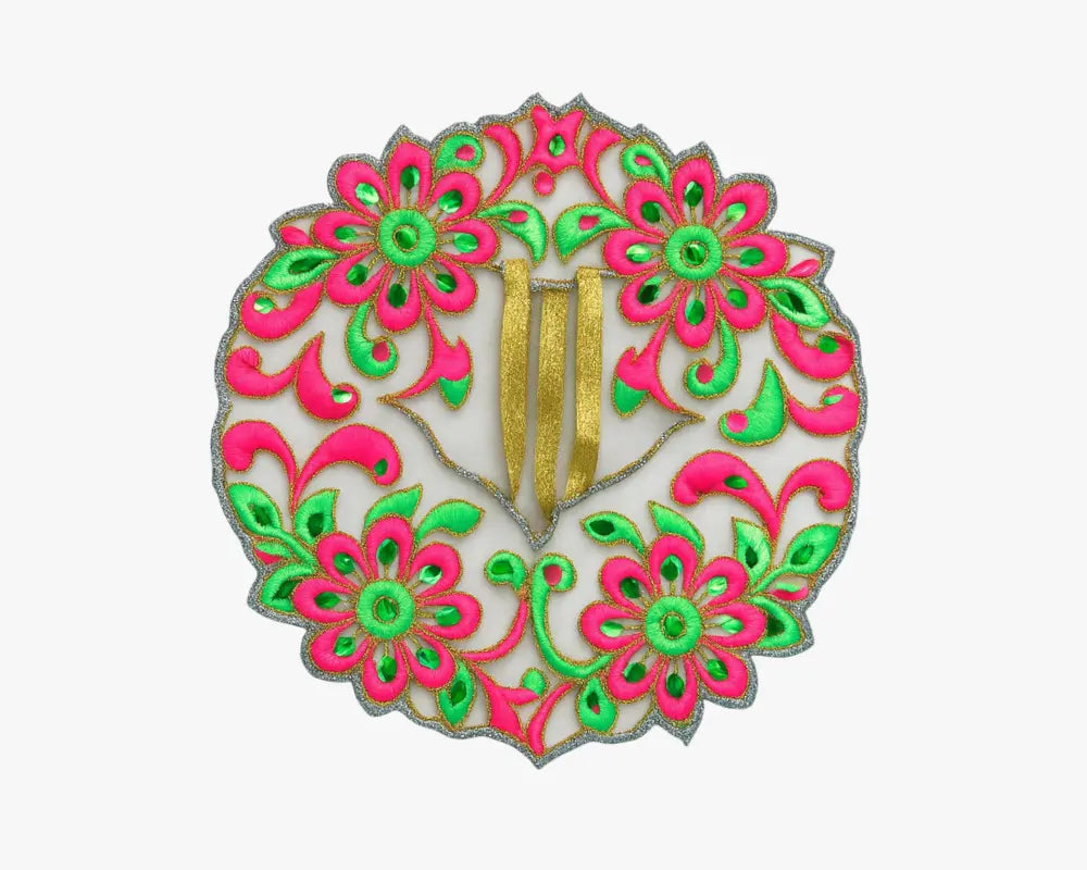 Designer Floral Embroidered Dress for Laddu Gopal ji Lordkart