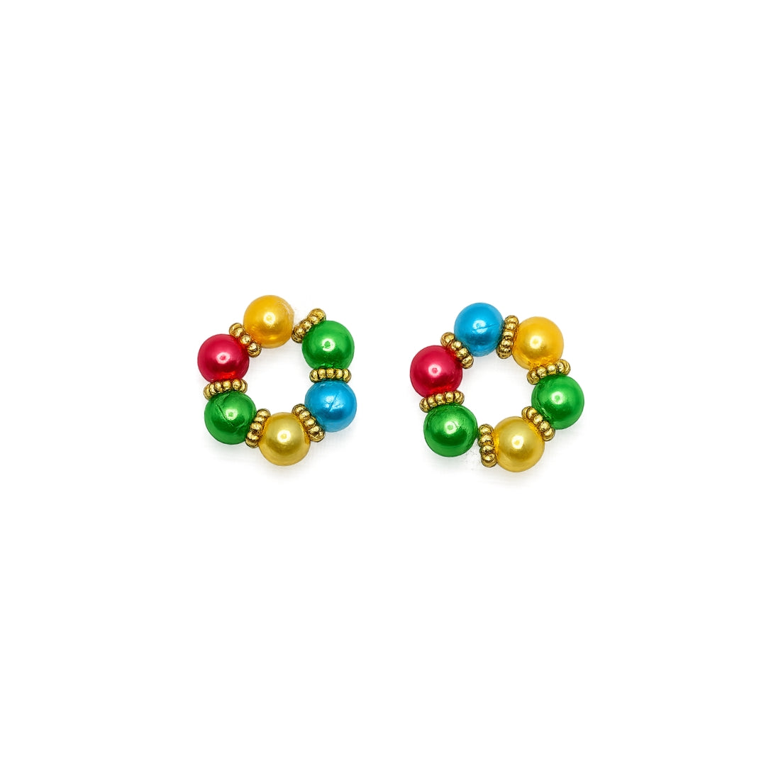 Exquisite Multicolor Pearl Kangan For Laddu Gopal