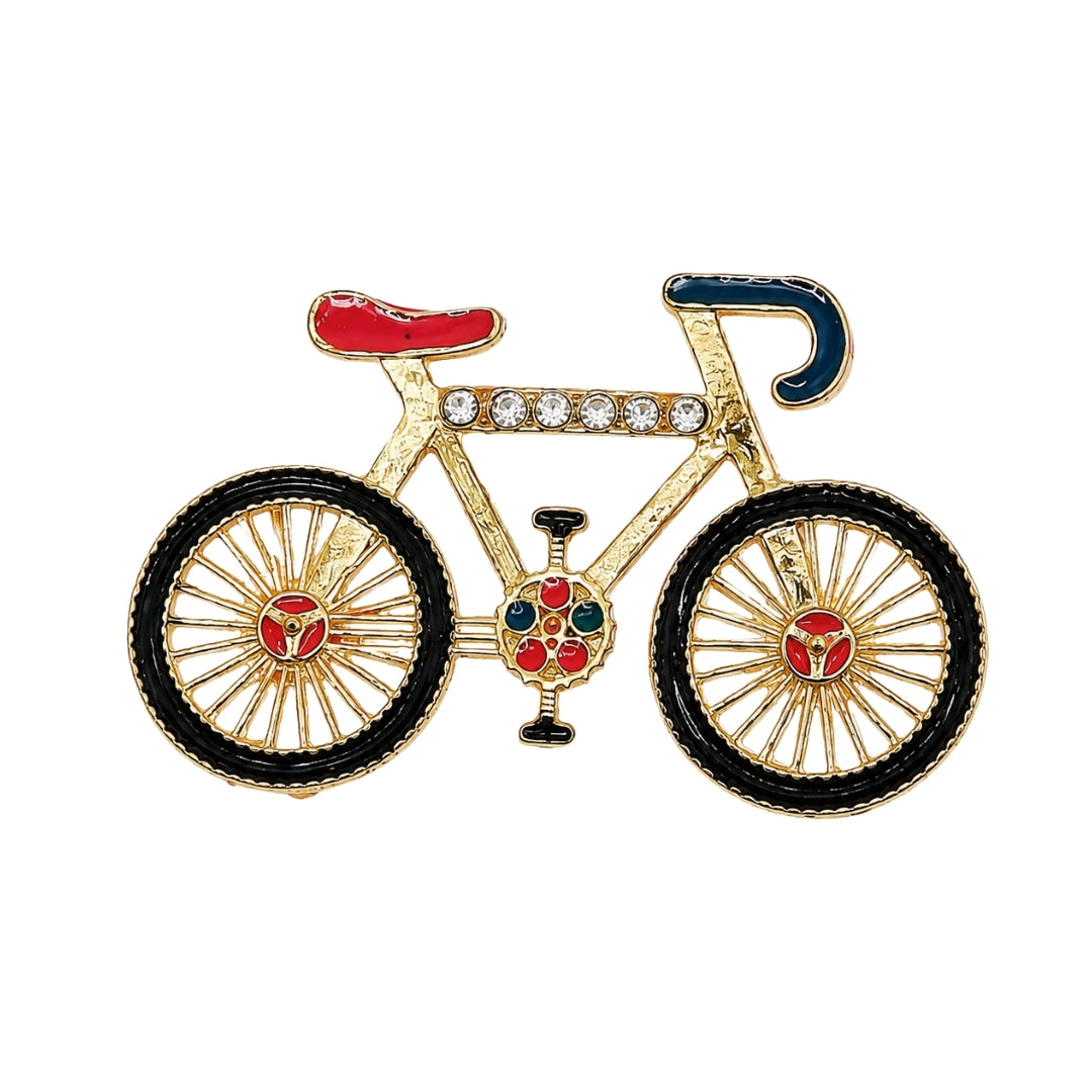 Designer Red and Blue Metal Bicycle Toy for Kanha Ji Laddu Gopal Sringar