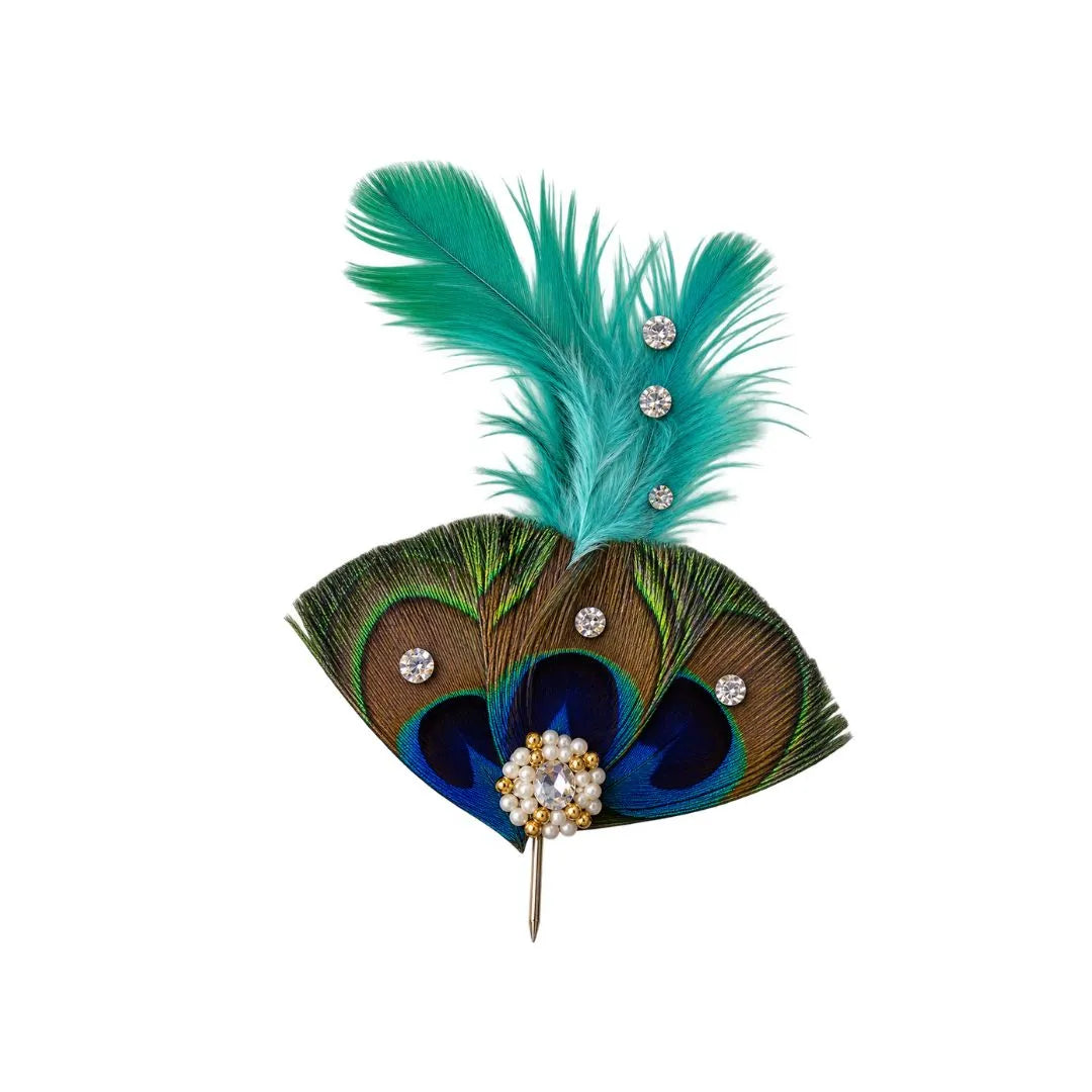 Handcrafted Peacock Feather Kalangi for Laddu Gopal