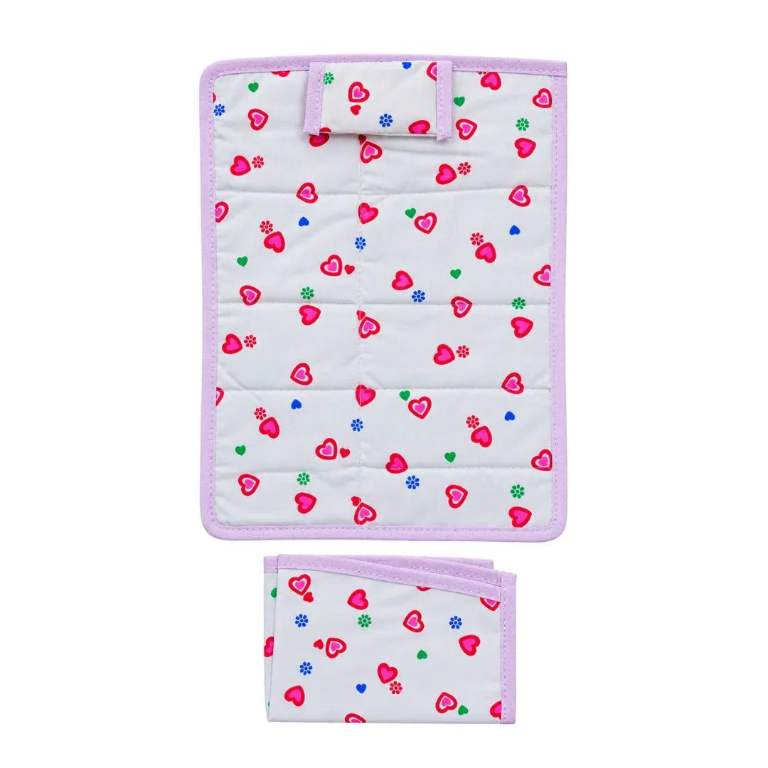 Soft Cotton Laddu Gopal Bed Sheet Set with Pillow & Chadar (6x8 Inch)