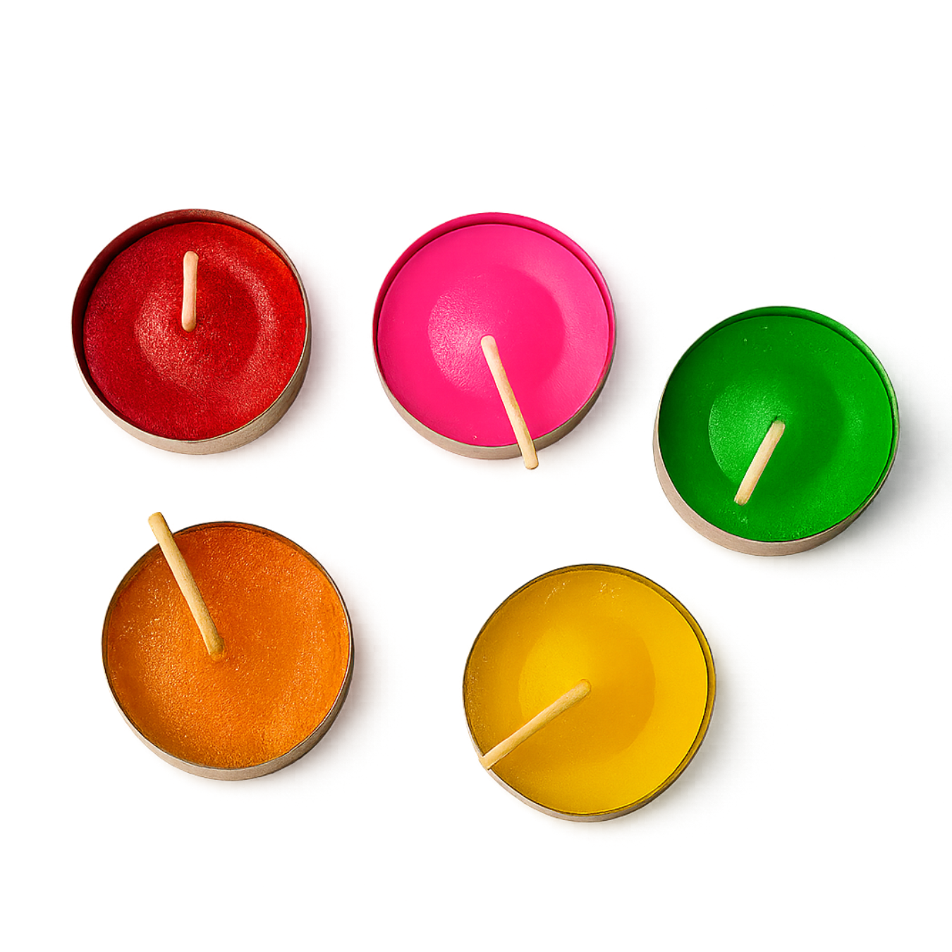 festive candle centerpieces