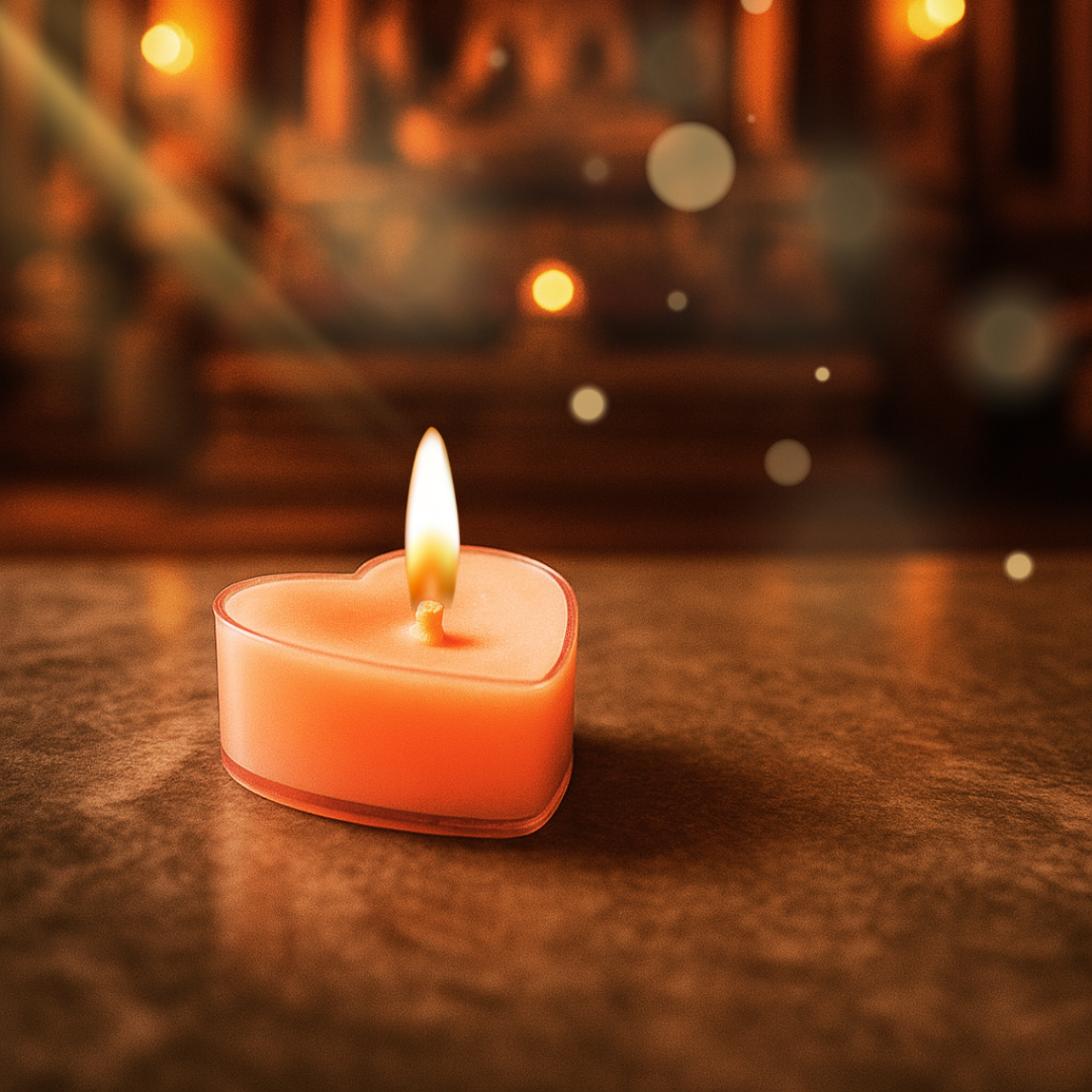 heart candles