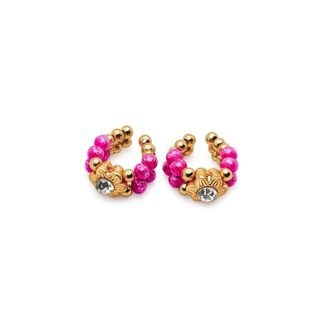 Heavy Designer Pink Jarkan Kangan for Laddu Gopal, Size 0 to 6 - Lordkart