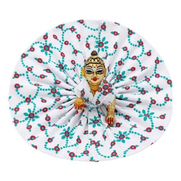 Laddu Gopal Cotton Green Dress for Summer - Lordkart