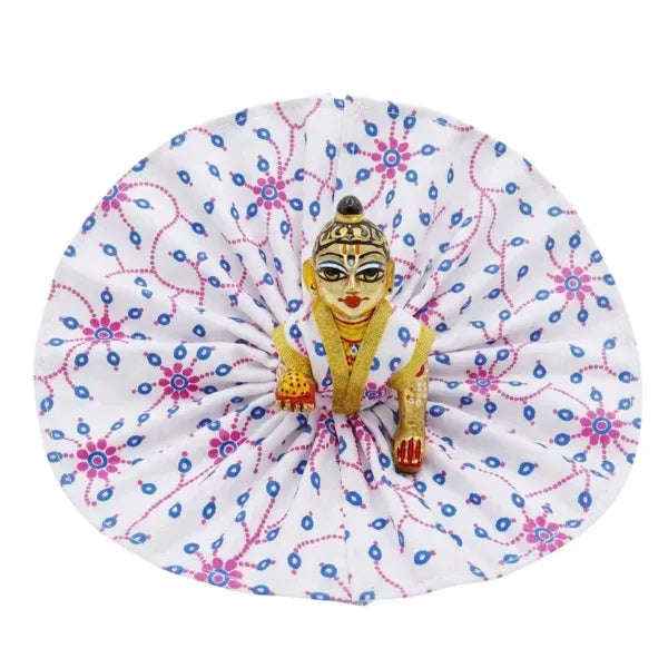 Laddu Gopal Cotton Pink Dress for Summer