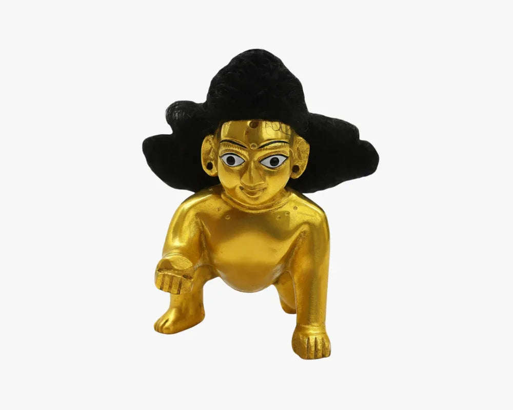 Laddu Gopal Ji Decorative Sada Hair for Krishna Lordkart