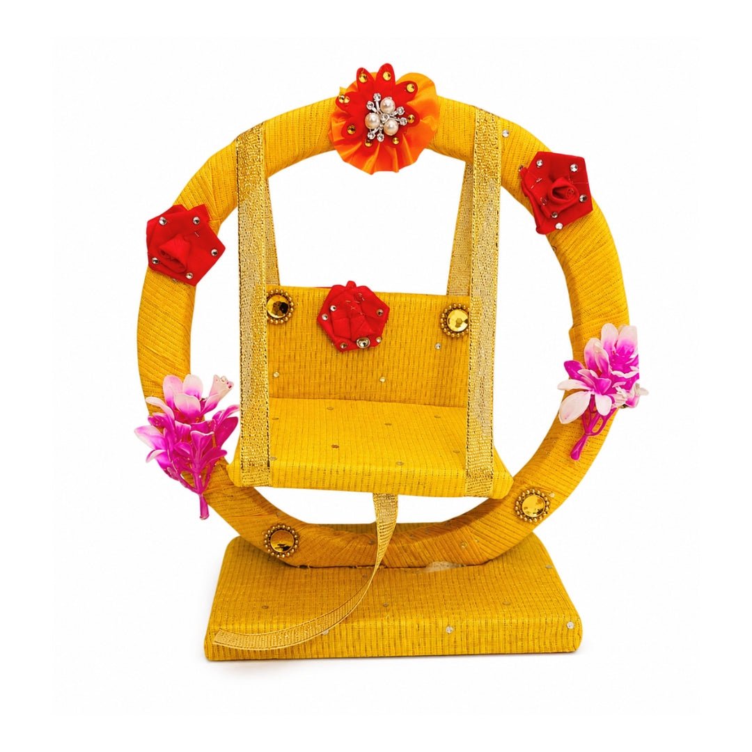 Premium Circular Bal Gopal Jhula for Janmashtami & Daily Pooja - Lordkart