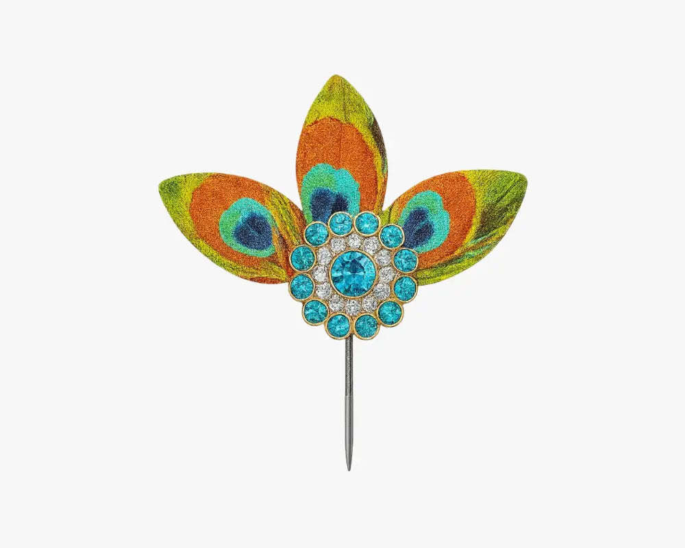 Royal Peacock Feather Design Kalangi for Thakur ji Lordkart