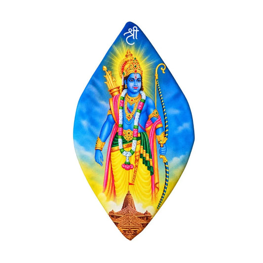 Sacred Lord Ram Printed Cotton Gomukhi Japa Mala Bag