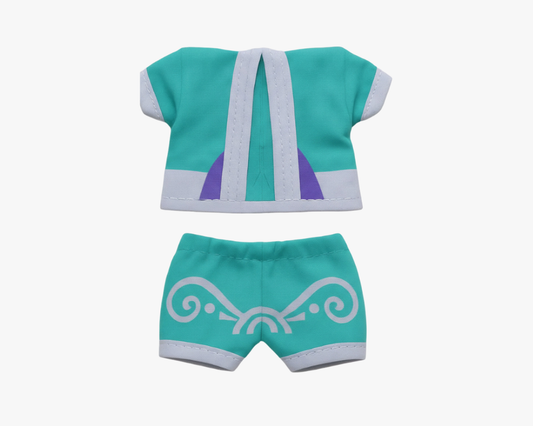 Light Green Cotton Summer Night Dress for Kanha Ji Lordkart