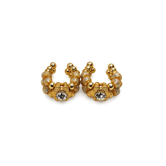 Heavy Designer Yellow Jarkan Kangan for Laddu Gopal, Size 0 to 6