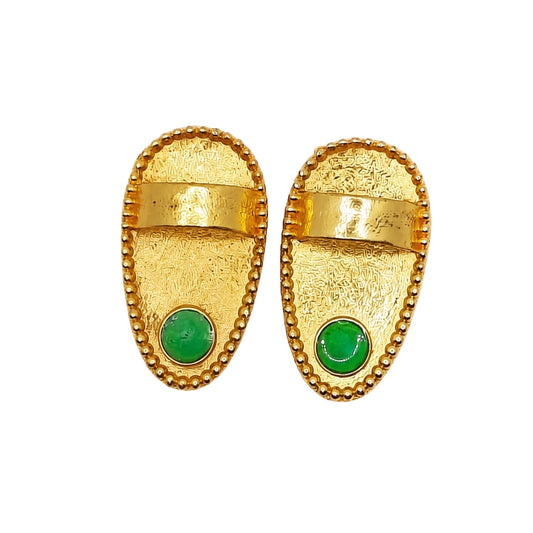 Premium Metal Laddu Gopal Slippers Size 3 Thakurji Shringar Slippers