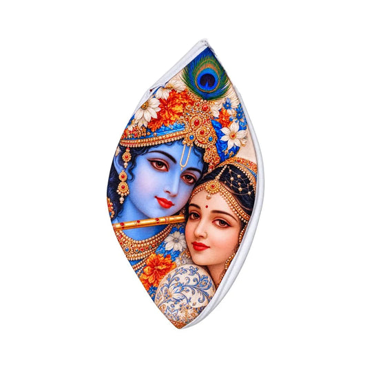 Printed Cotton Radha Krishna Gomukhi Japa Mala Bag