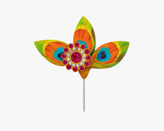 Elegant Peacock Feather Design Kalangi for kanha ji