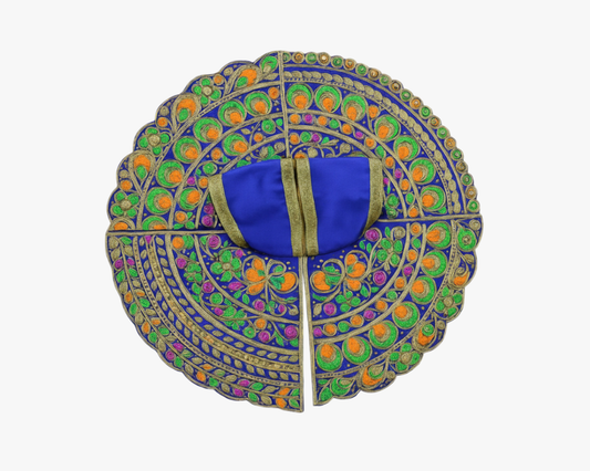 Meenakari Work Blue Laddu Gopal Fancy Dress Lordkart