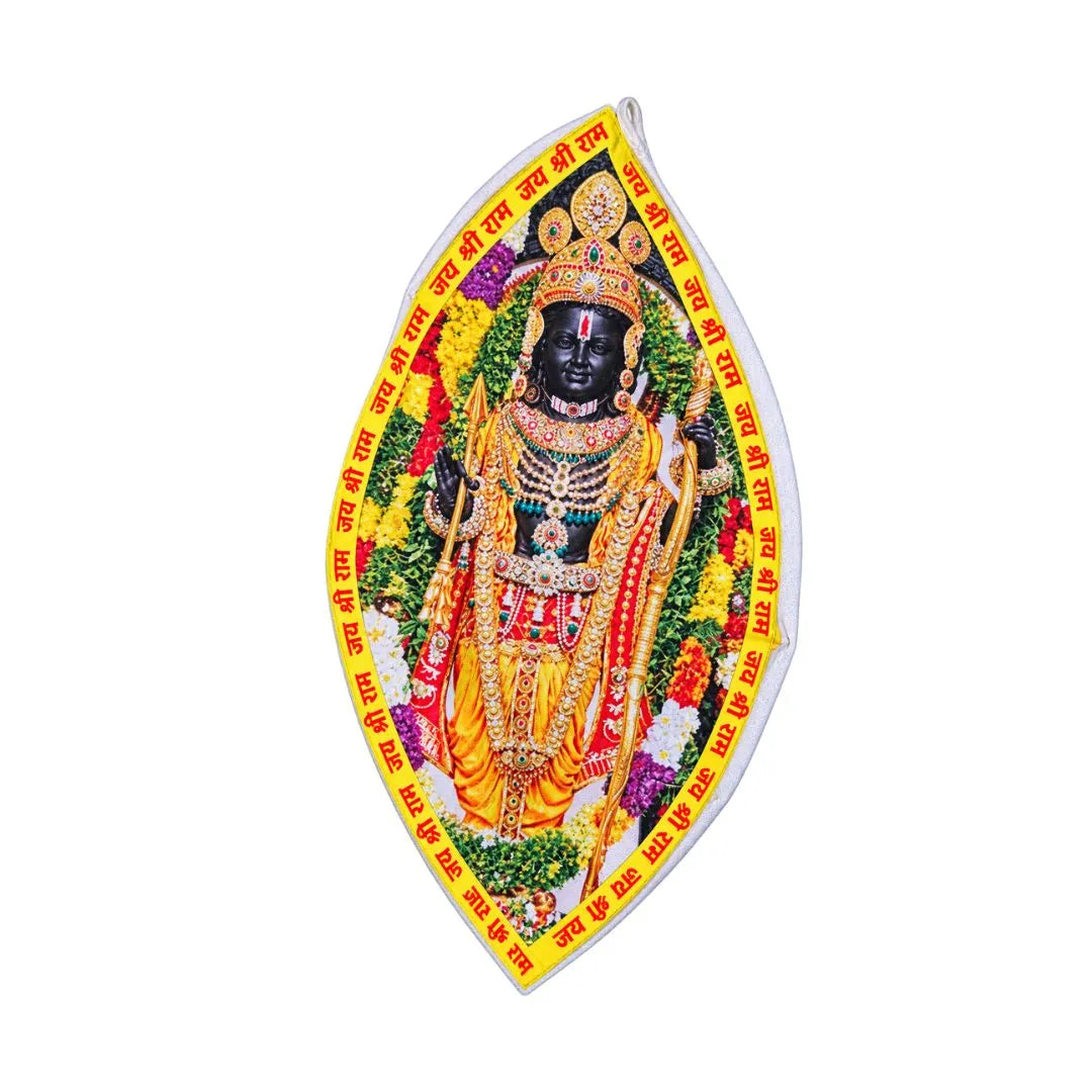 Printed Cotton Ram Lalla Gomukhi Japa Mala Bag