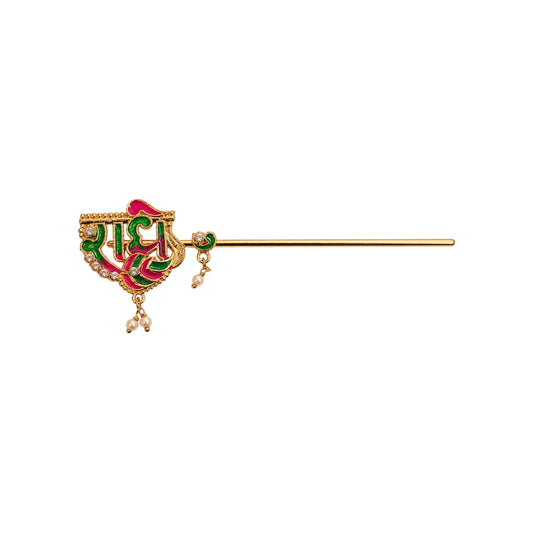 Decorative bansuri for Krishna