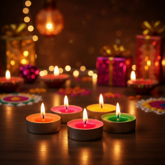 Eid home decor candles
