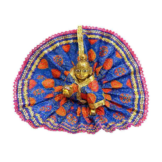 Royal Blue Laddu Gopal Summer Dress Thakur Ji Collection