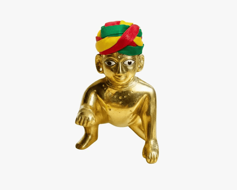 Colorful Handcrafted Pagdi for Laddu Gopal - Lordkart