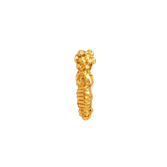 Designer Golden Nose Pin for Laddu Gopal & Bal Gopal (Size 0-6) - Lordkart
