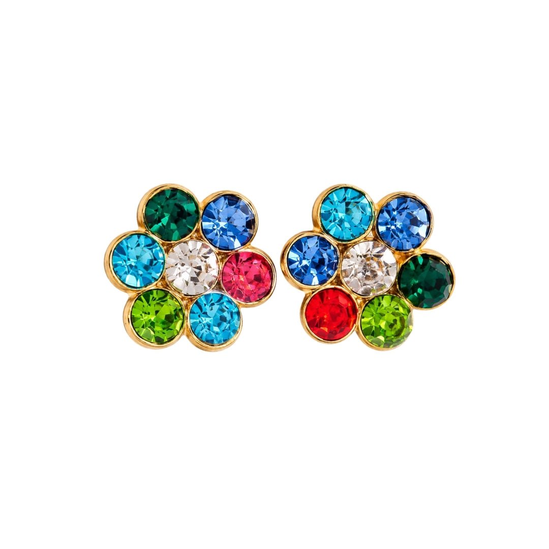 Designer Multicolor Earrings for Bal Gopal & Kanha Ji (Size 0-6) - Lordkart