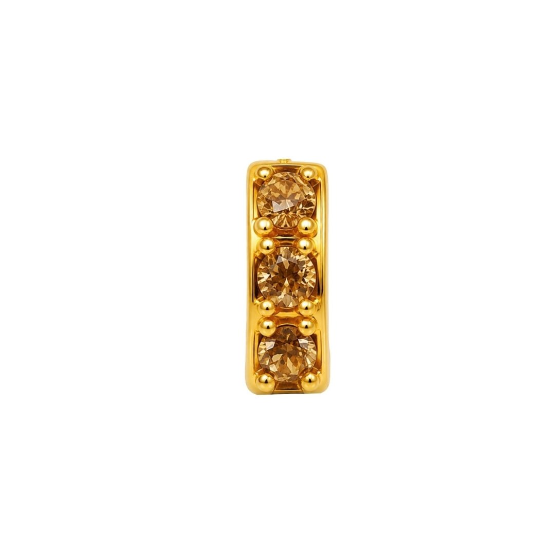 Golden Jarkan Nose Pin/Nath for Laddu Gopal Size 0-6 - Lordkart