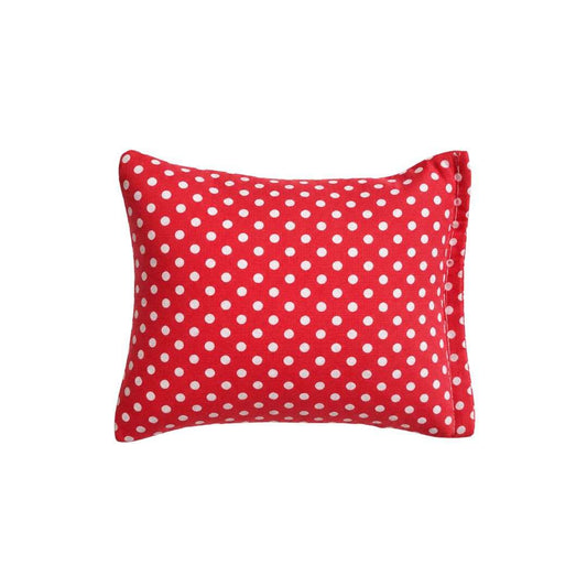 Handmade Laddu Gopal Red Polka Dot Pillow