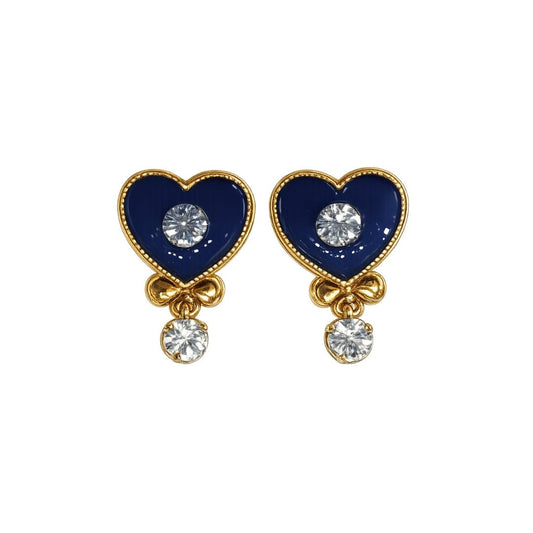 Premium Designer Blue Jarkan Stone Laddu Gopal Earring (Size 0-6) - Lordkart