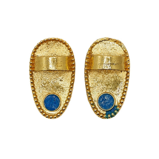 Premium Metal Slippers Size 3 for Laddu Gopal Sringar - Lordkart